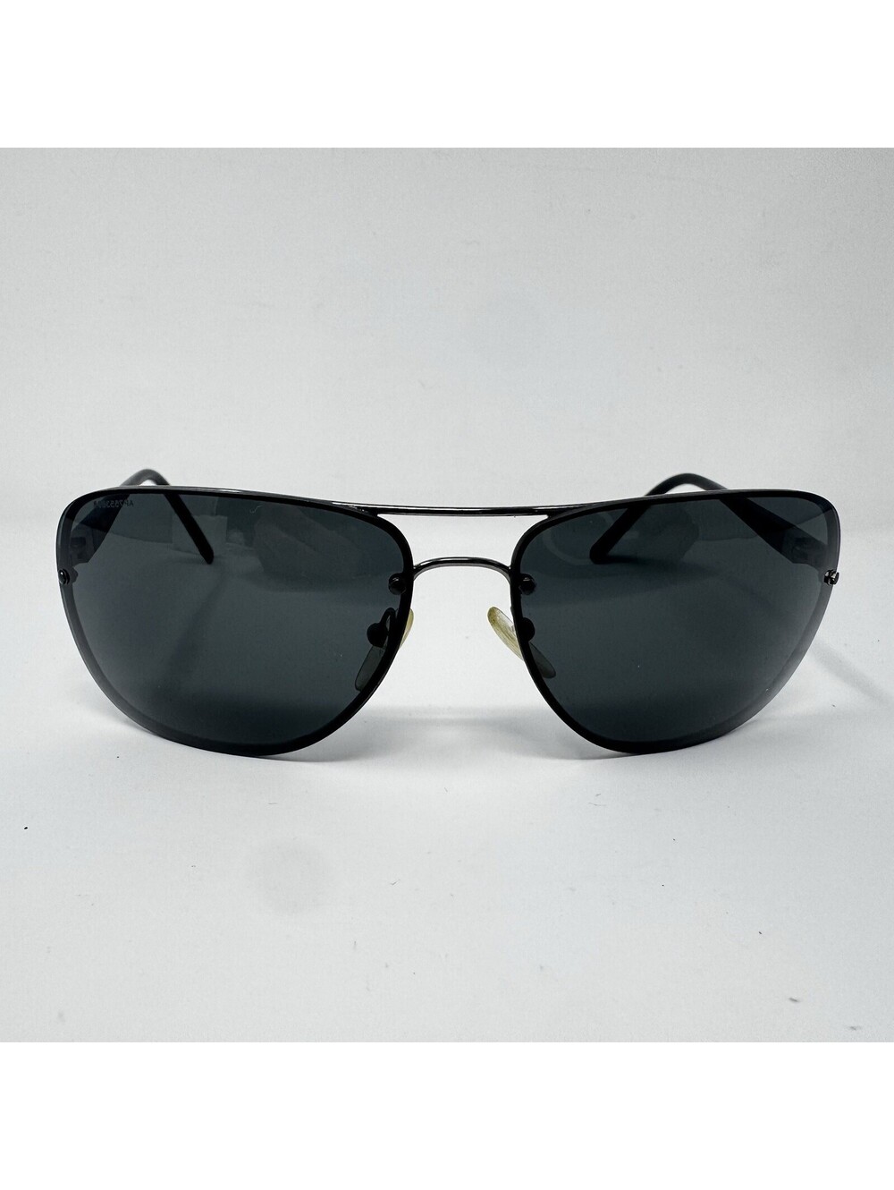 Prada SPR58H 5AV-1A1 Black Aviator Sunglasses 62-14-125
